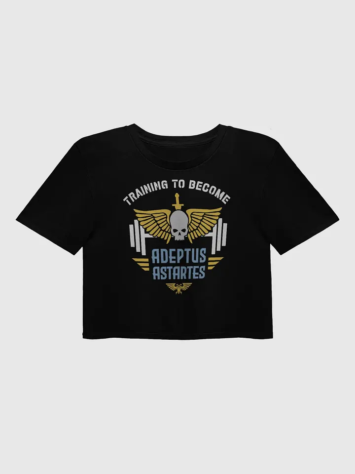 Training to Become Adeptus Astartes" Women's Crop Top | Warhammer 40K Fitness Style product image (1)