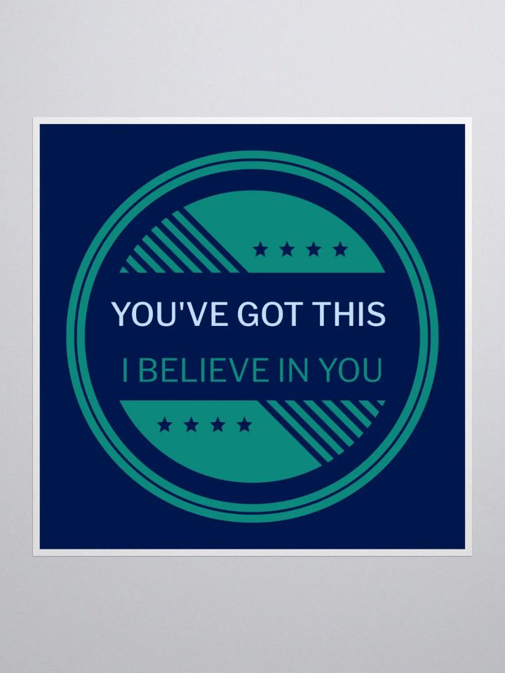Motivational Circle Kiss Cut Stickers product image (1)