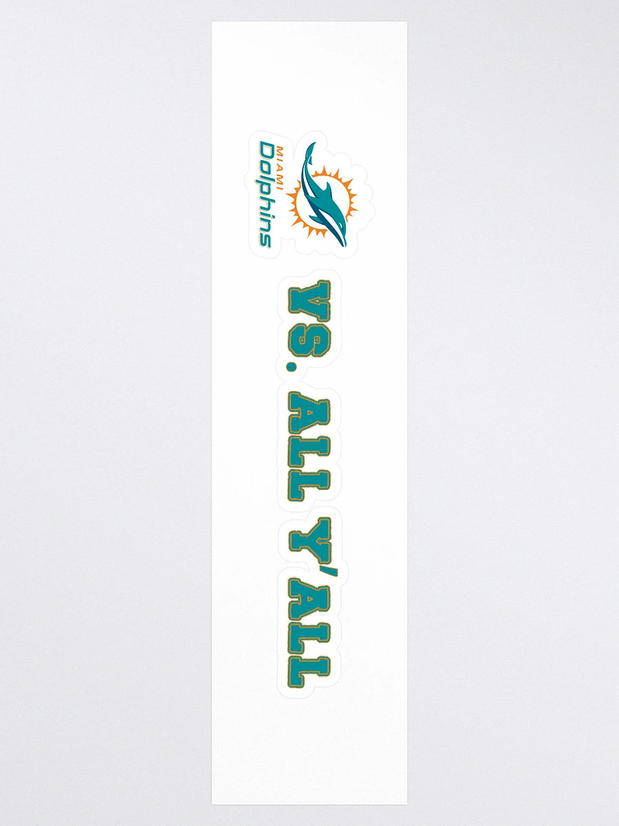 Dolphins Vs. All Y'all Miami Football Rivalry Design product image (3)