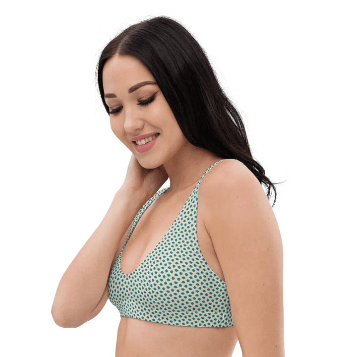 Blue Leaves Bikini Top product image (1)