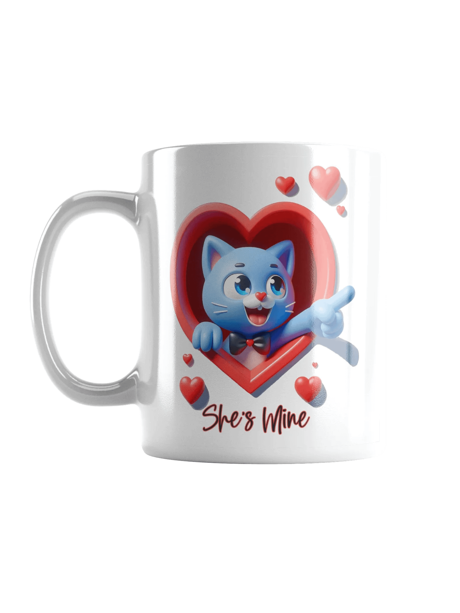Adorable Cat Love Mug -She's Mine! product image (16)