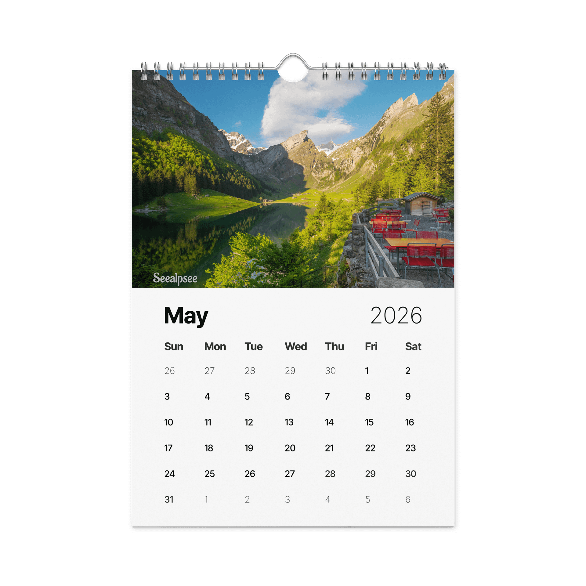 Swiss Landscapes Calendar 2026 product image (6)
