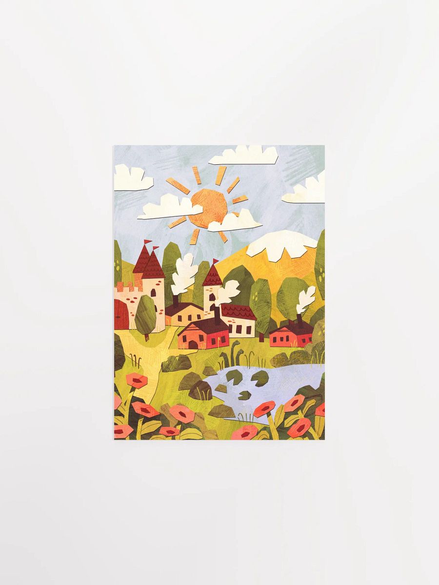 Collage Village Print product image (2)