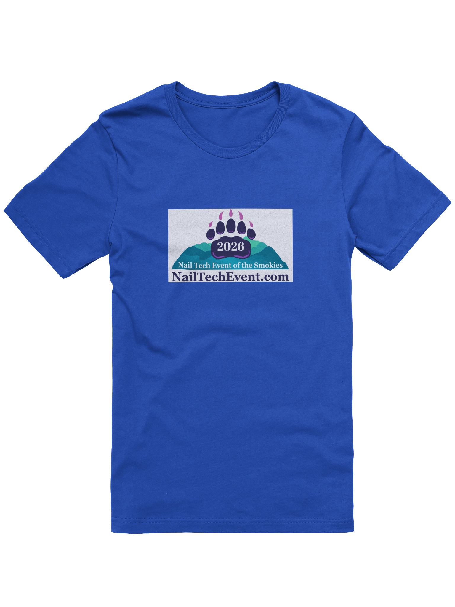 2026 Smokies Nail Show Tee (white logo) product image (1)