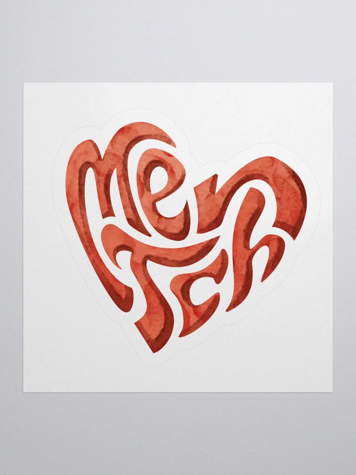 Mentch heart - sticker product image (2)
