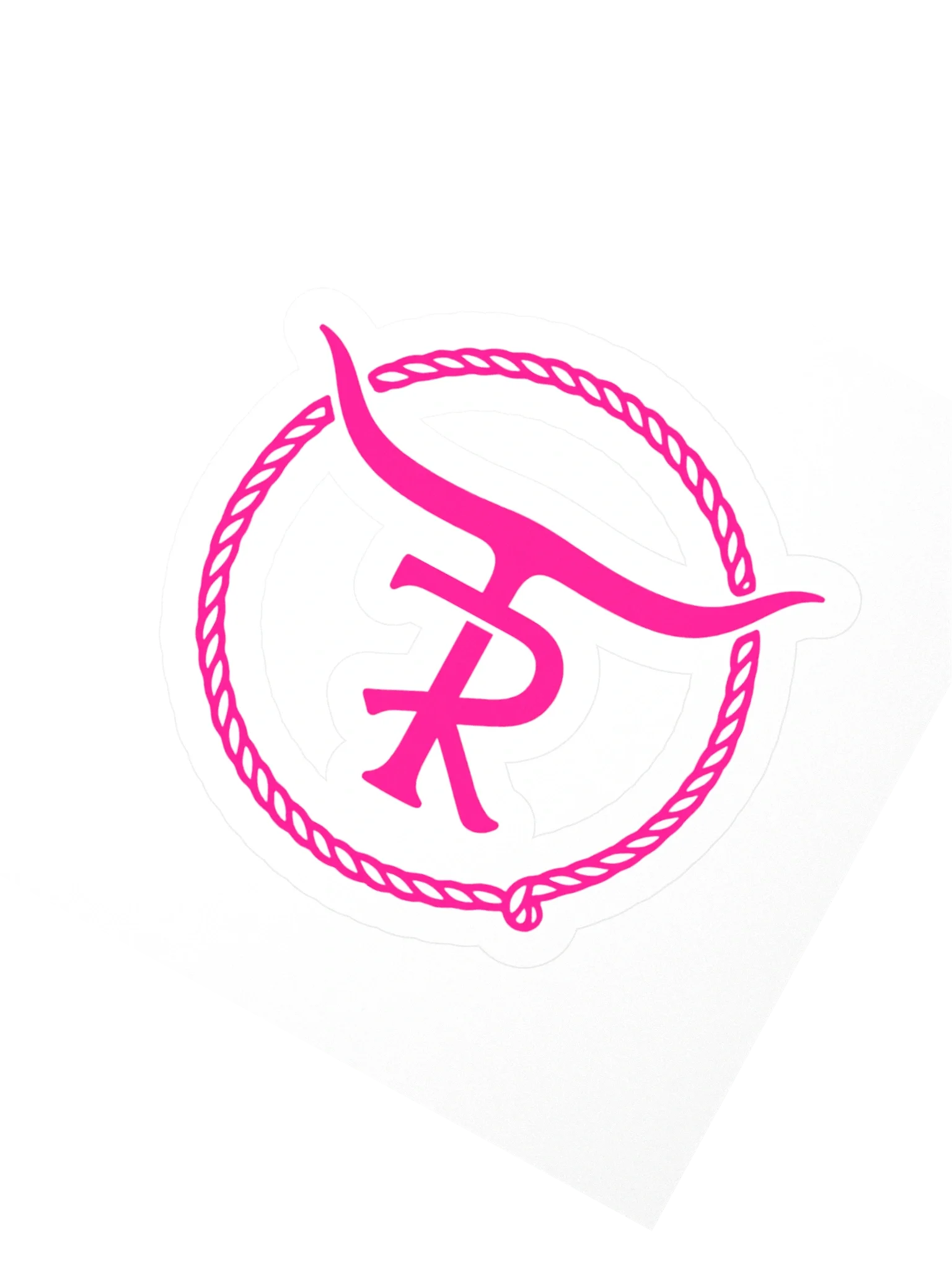 Pink TR Logo Kiss Cut Stickers product image (4)