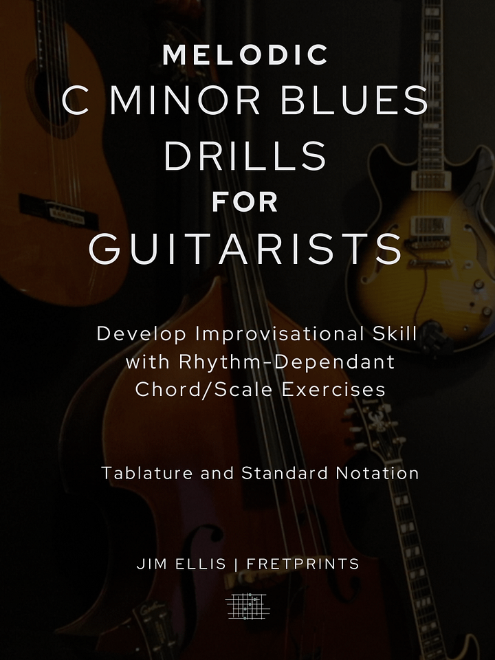 Melodic C Minor Blues Drills for Guitarists (eBook) product image (1)