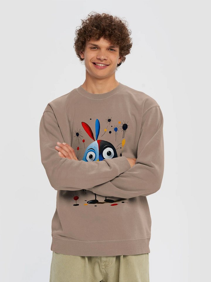 Independent Trading Co. Unisex Midweight Pigment Dyed Sweatshirt product image (2)