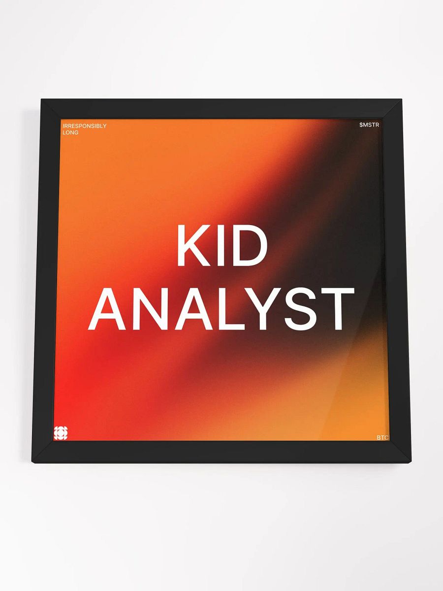 Kid Analyst Orange [Framed] product image (11)