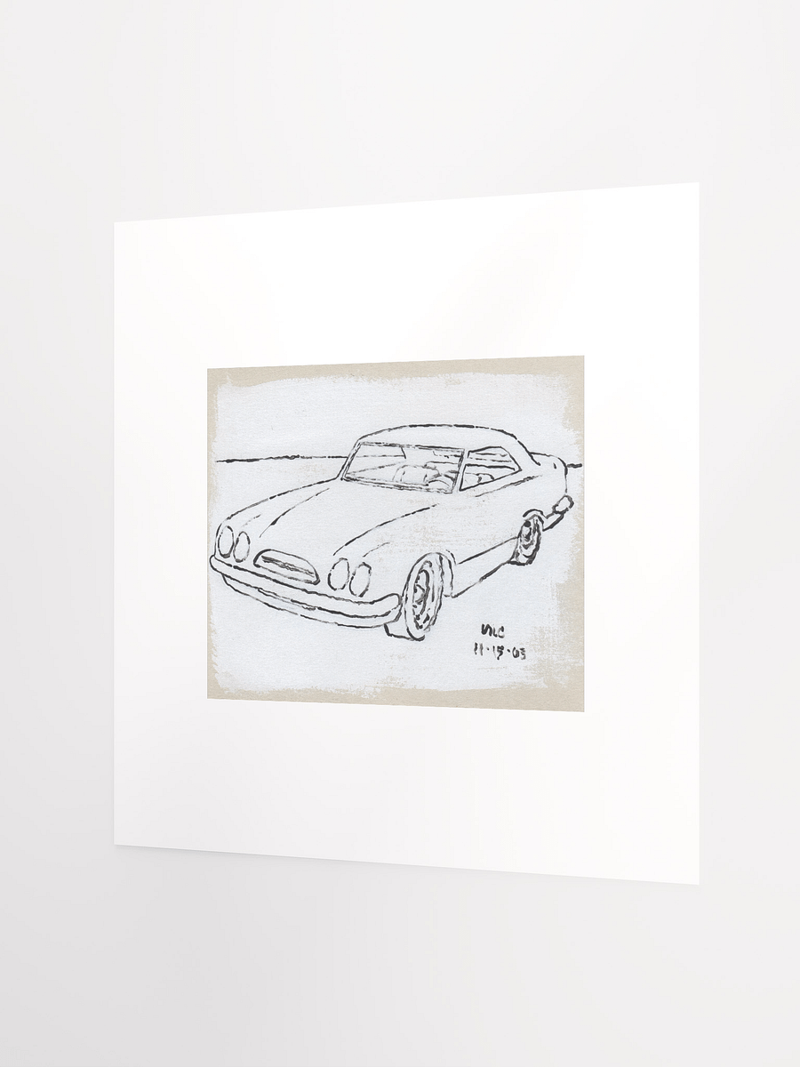 White Car #3 Print product image (3)