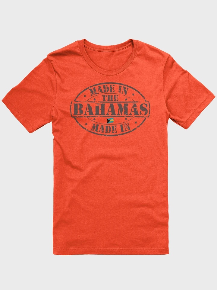 Bahamas Shirt : Made In The Bahamas Flag product image (2)