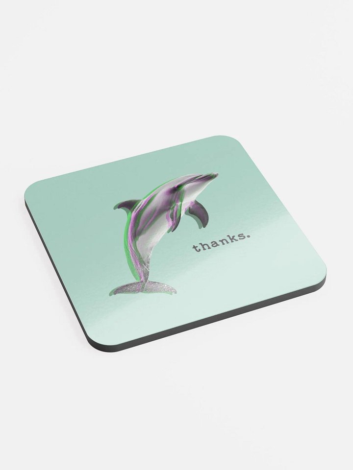 Dolphin Thanks Coaster product image (2)
