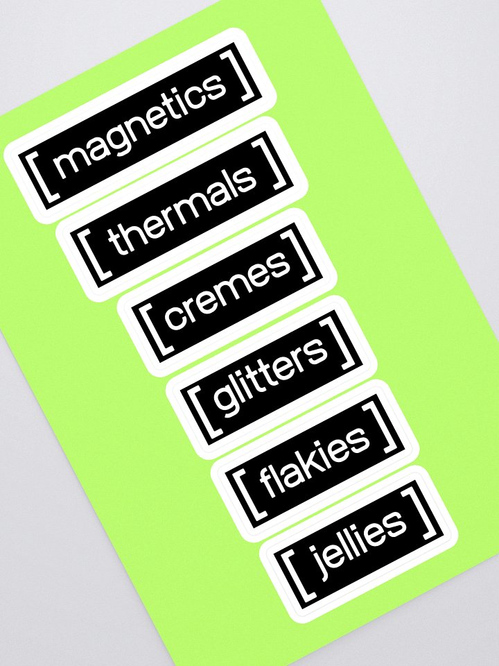 Drawer Labels by finish (black) product image (1)