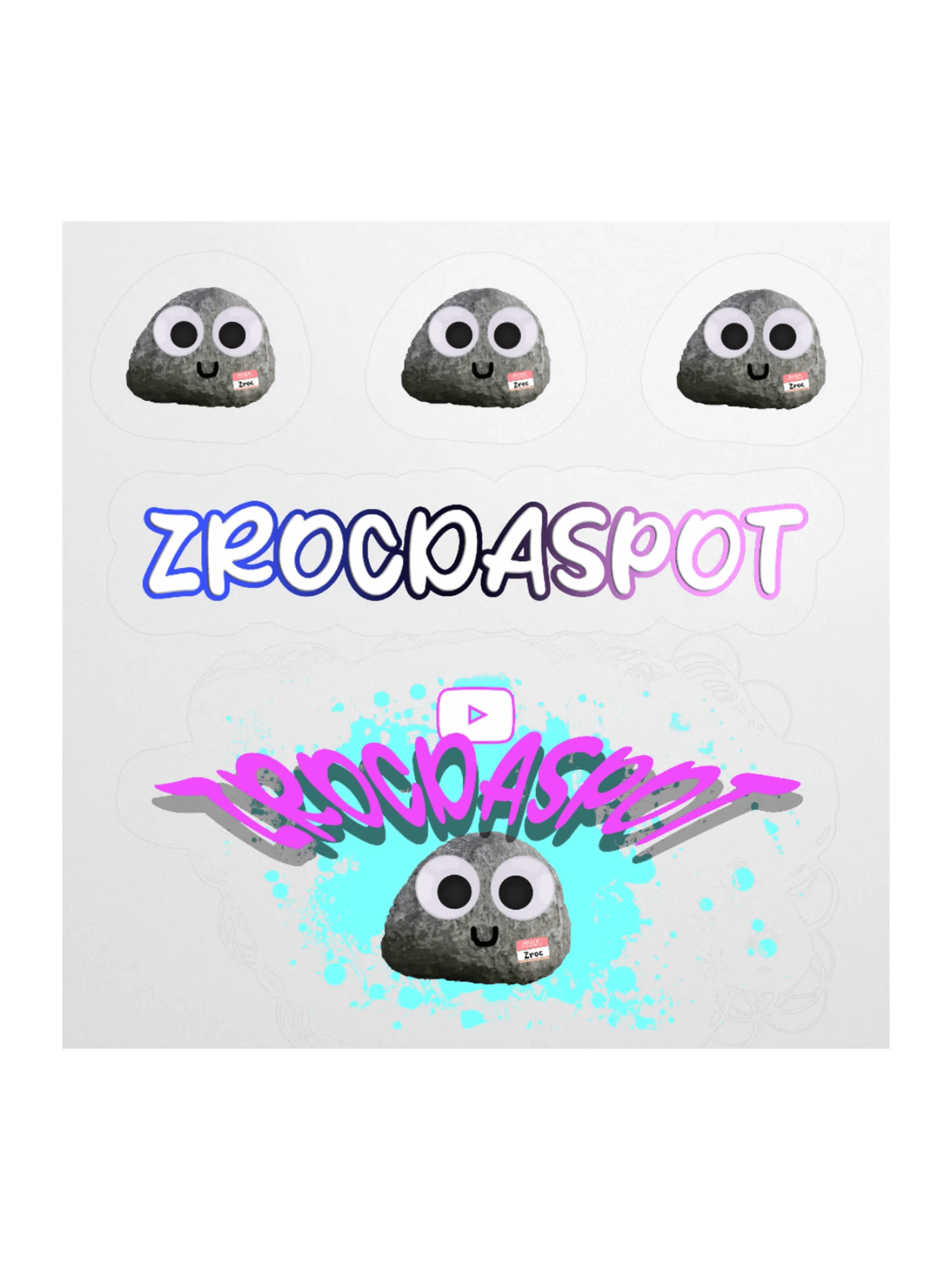 ZROCDASPOT Rockin' Kiss Cut Stickers product image (4)