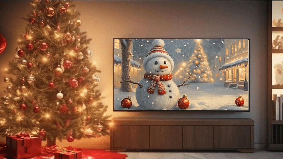 The Snowman’s Festive Wonderland Christmas in the Village - Frame TV product image (4)