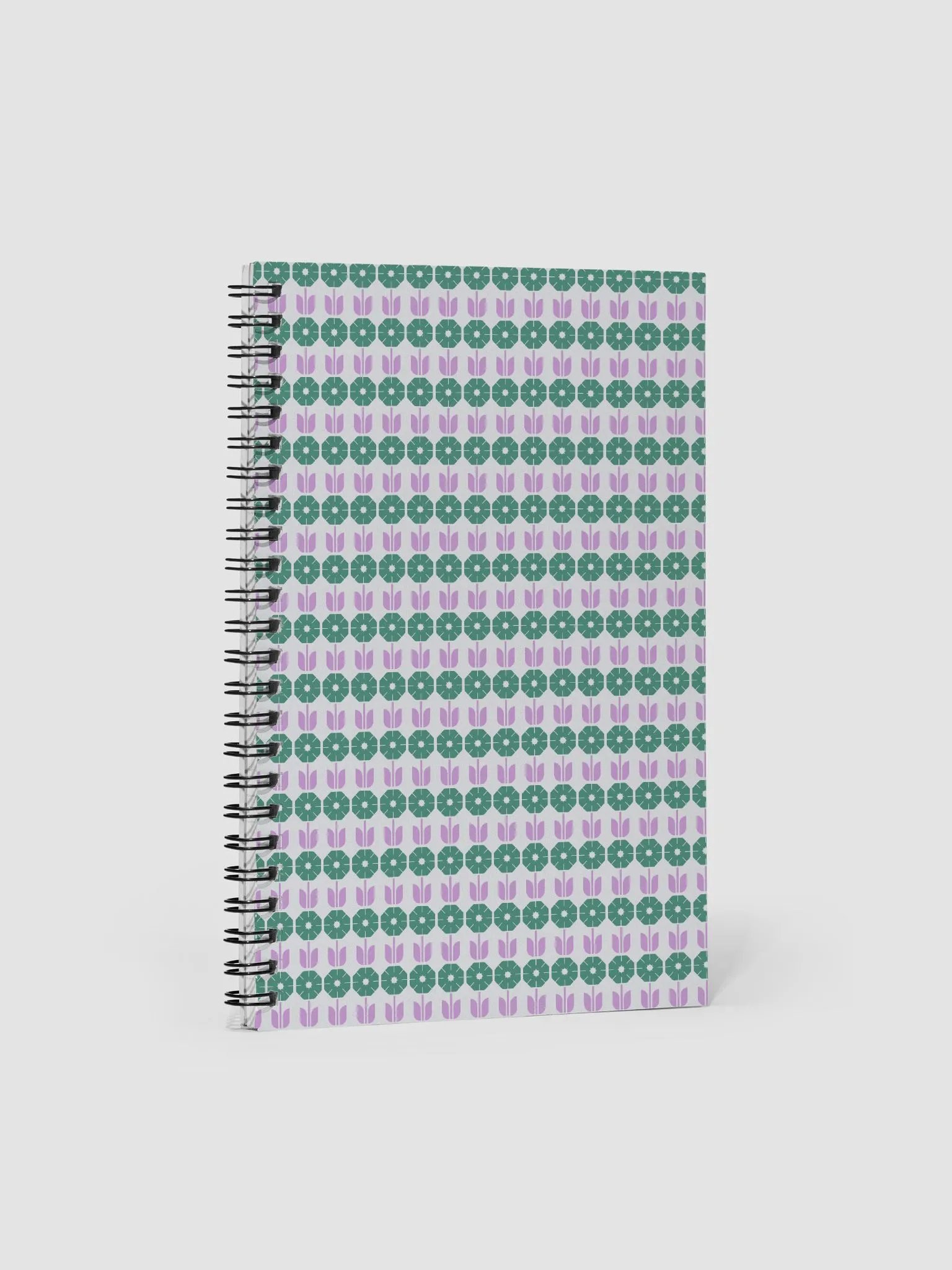 funky flower pattern notebook product image (1)