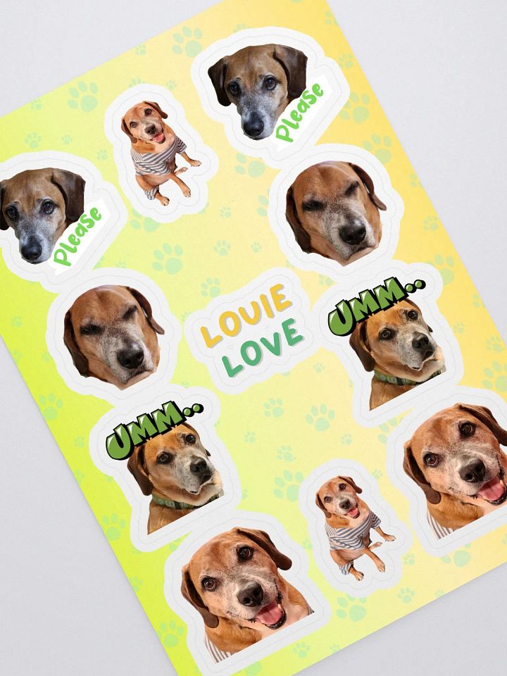 Louie Love Sticker Sheet product image (1)