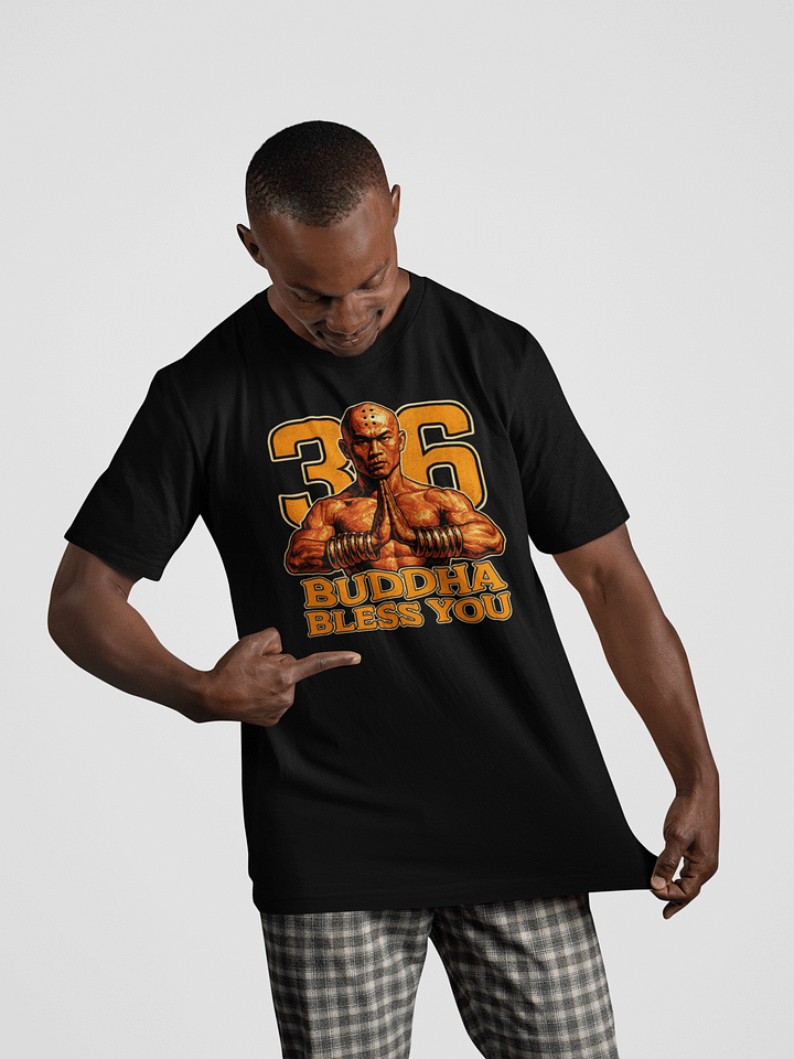 🏷️ 36 Blessings Monk – Buddha Bless You Kung Fu Warrior Т-Shirt product image (2)