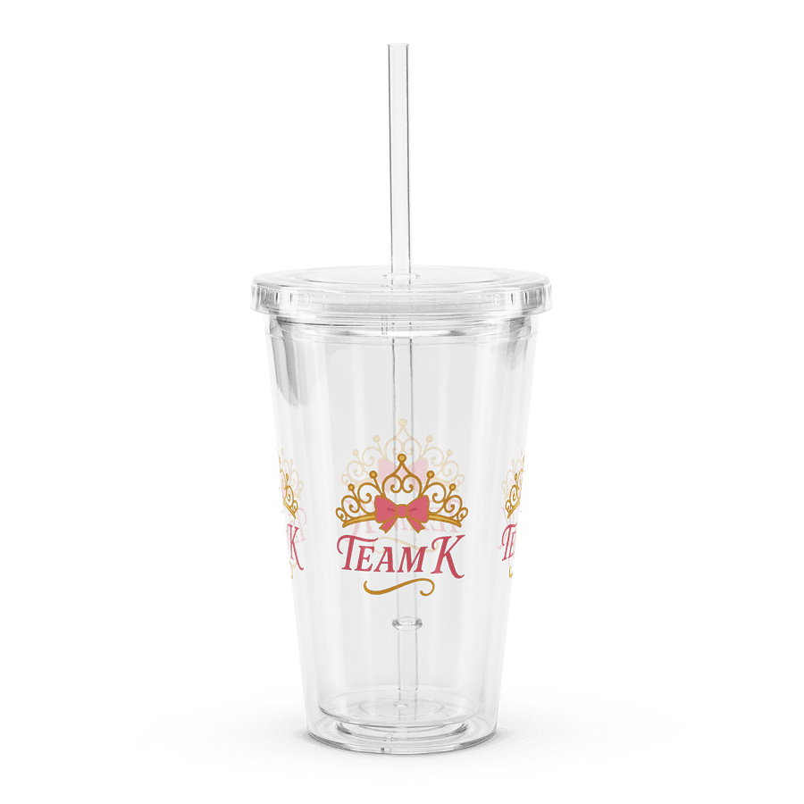 Team K (V-1) Clear Plastic Tumbler product image (4)