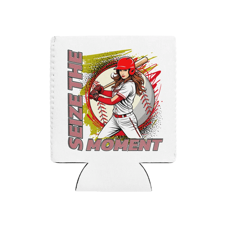 Seize the Moment Baseball Female Can Cooler product image (1)