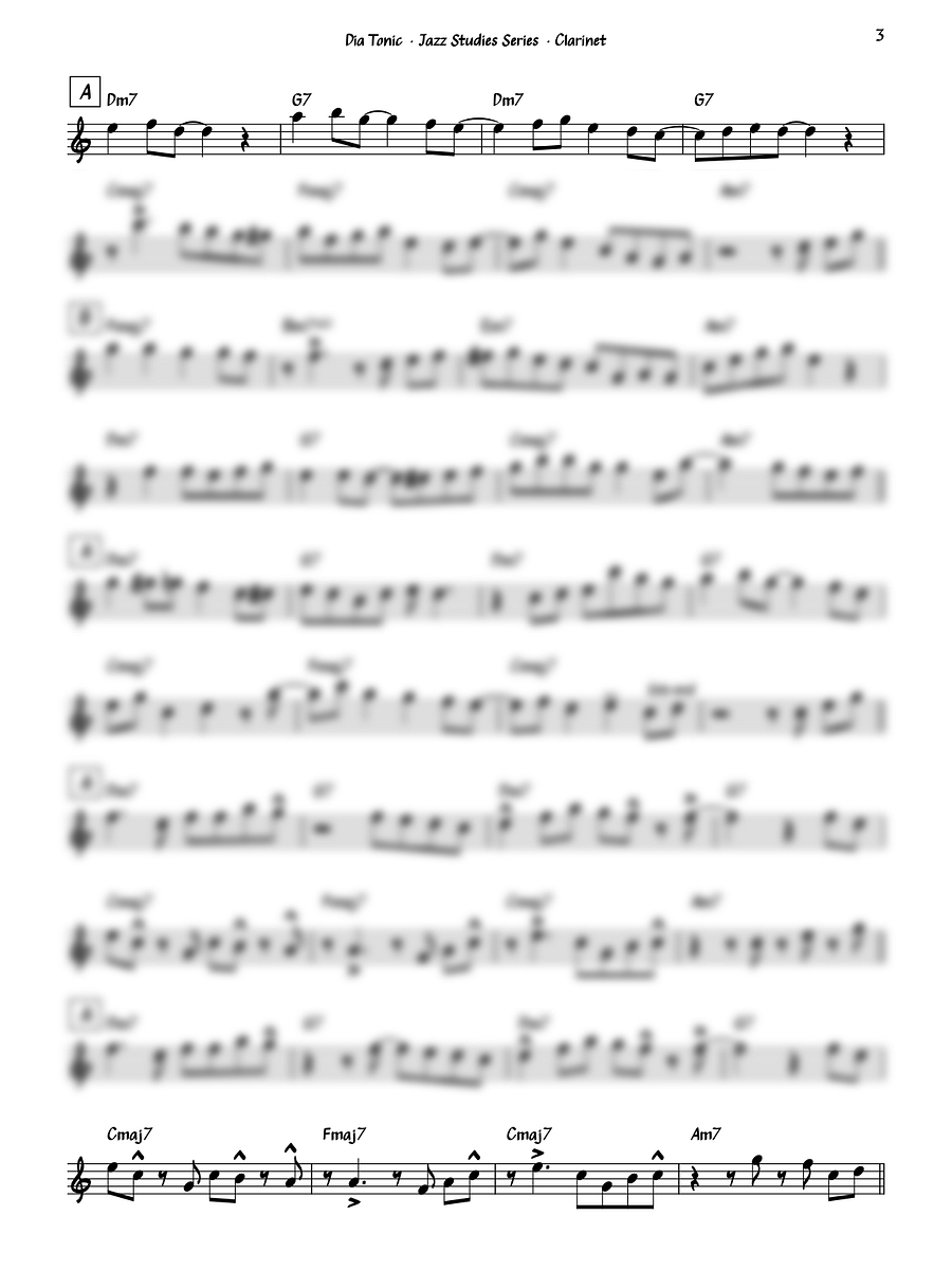 Dia Tonic - Clarinet product image (3)