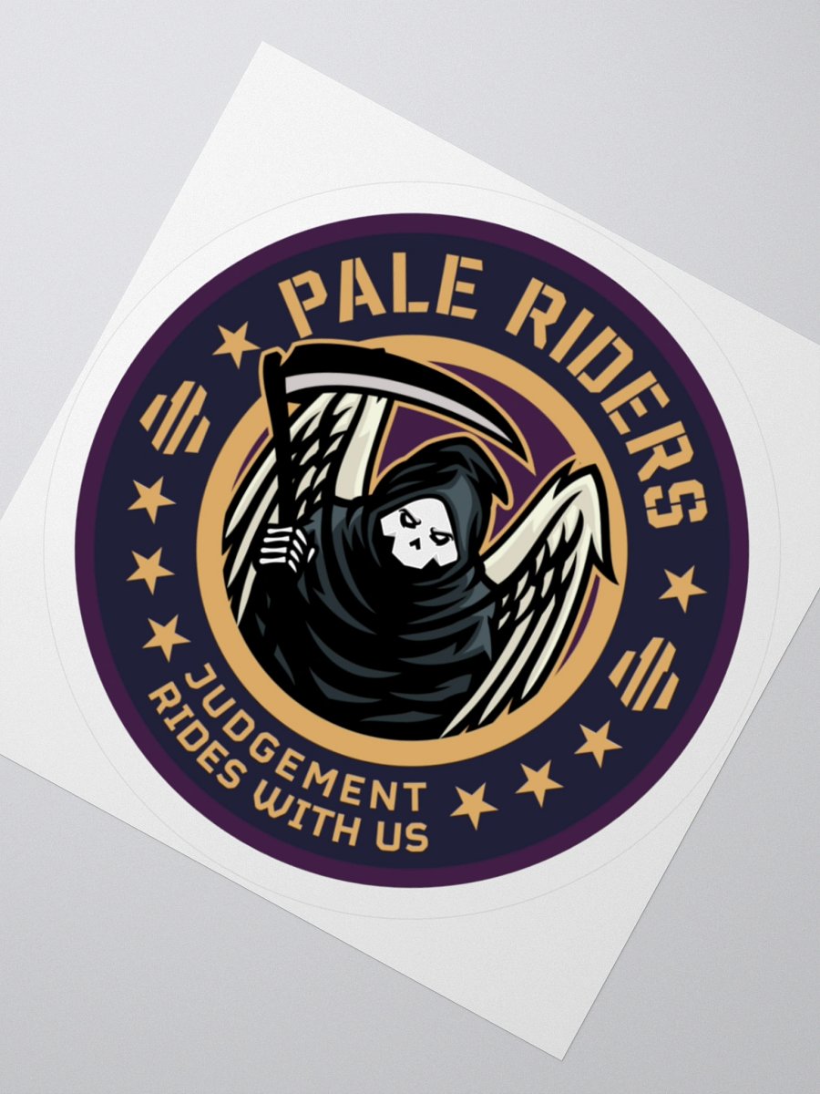 Pale Riders Flat Sticker product image (6)