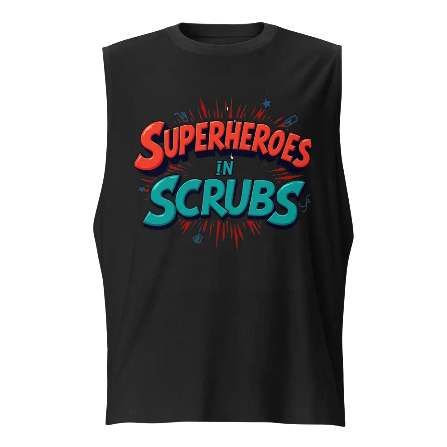 Superheroes in Scrubs Muscle Tank product image (1)