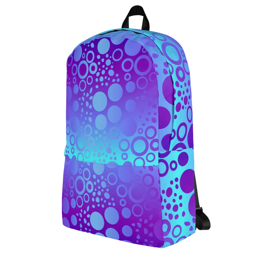 Cool Neon Circles Backpack product image (3)