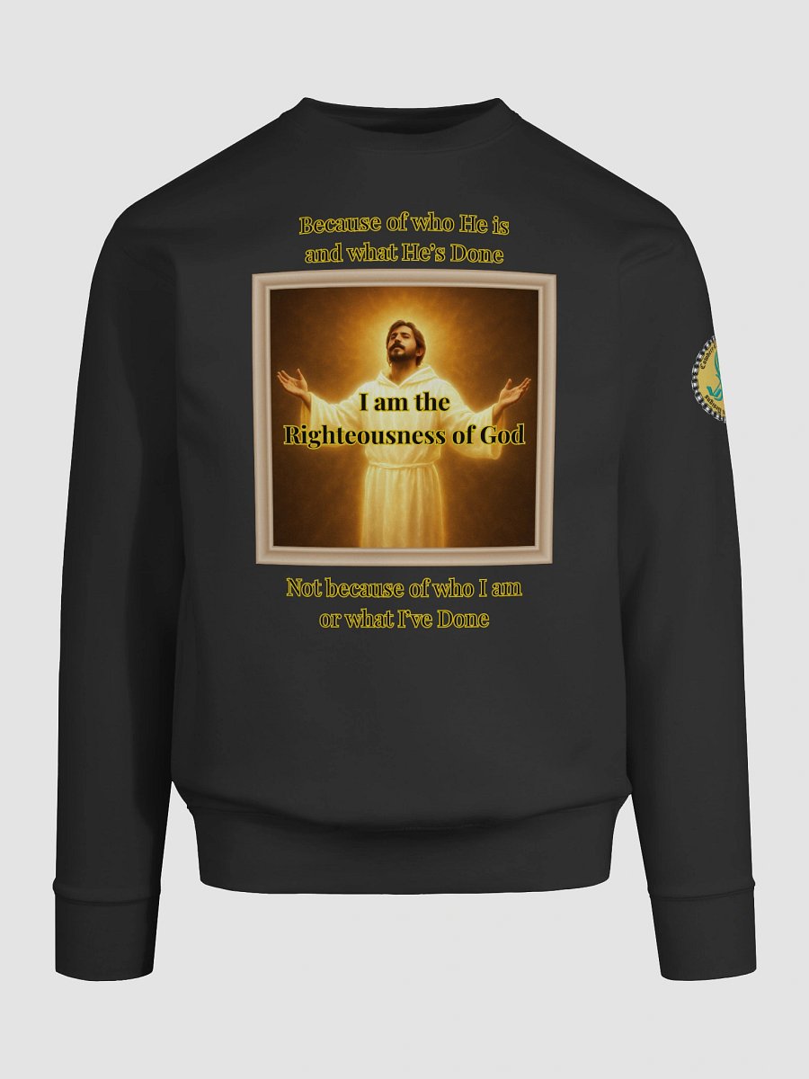 I am the Righteousness of God (Male) Cotton Heritage Premium Sweatshirt product image (9)