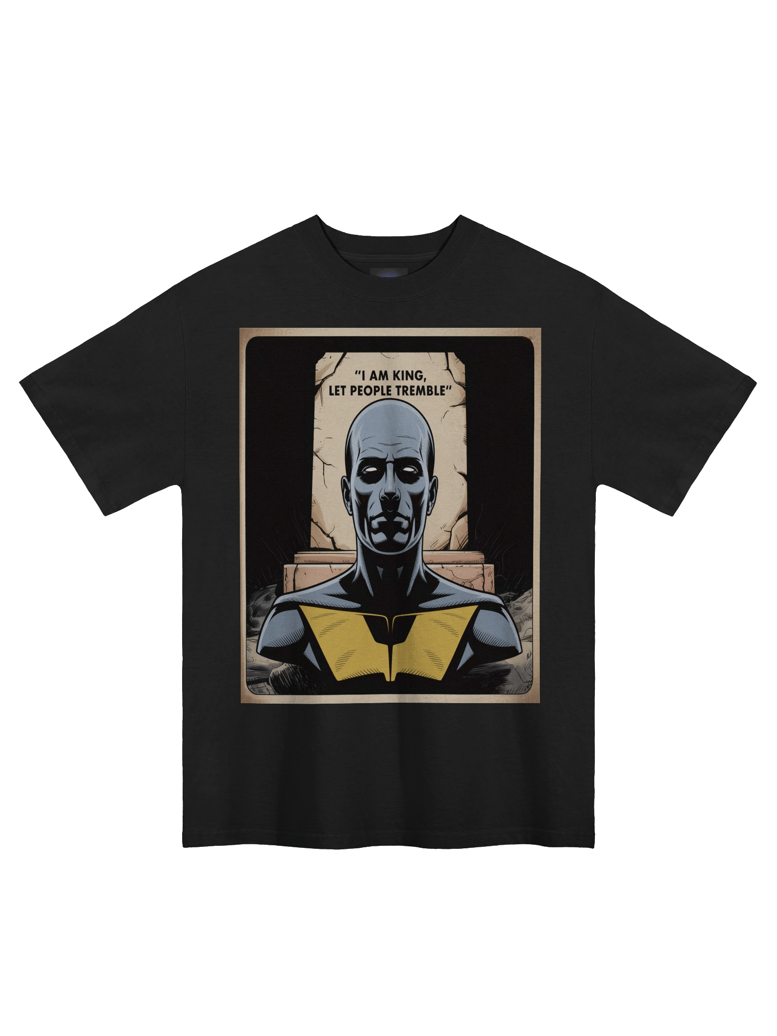 I Am King: Let People Tremble Ozymandias Inspired Oversized Faded T-Shirt product image (3)