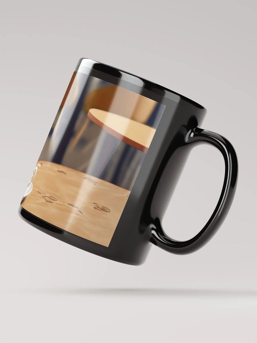 French Bulldog Elegance: Black Glossy Mug for Sophisticated Dog Lovers product image (4)