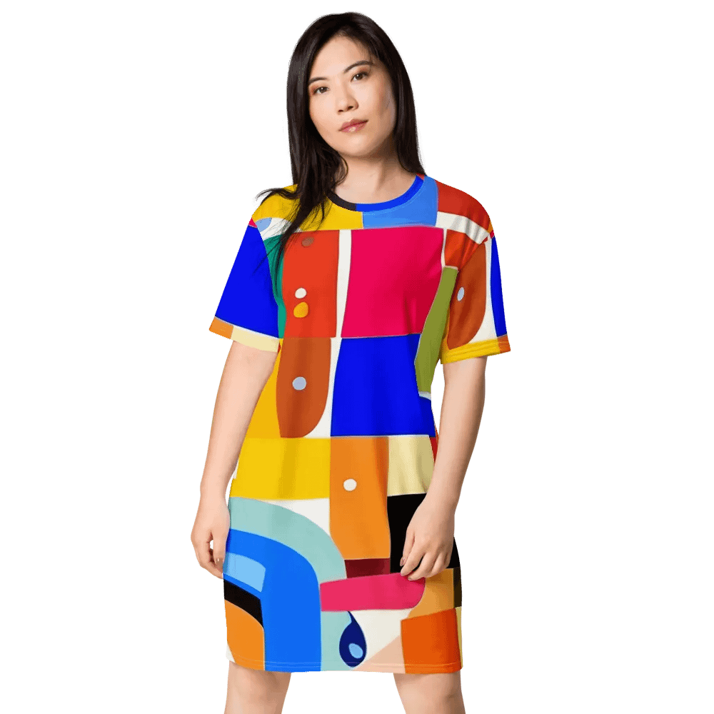 Mosaic Magic T Shirt Dress product image (3)