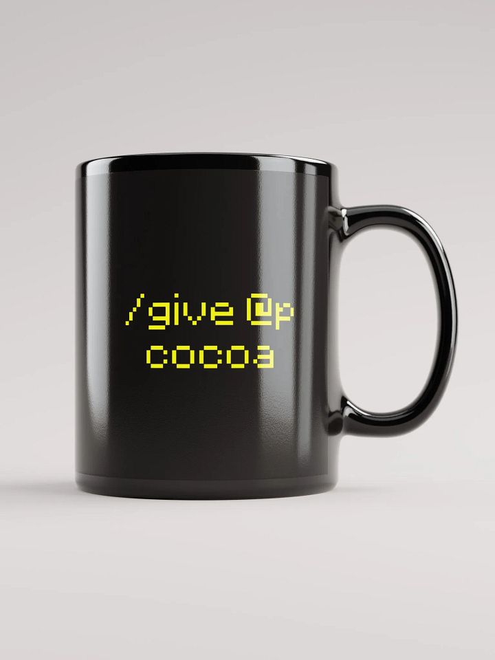 Black Mug - Give Player Cocoa product image (1)