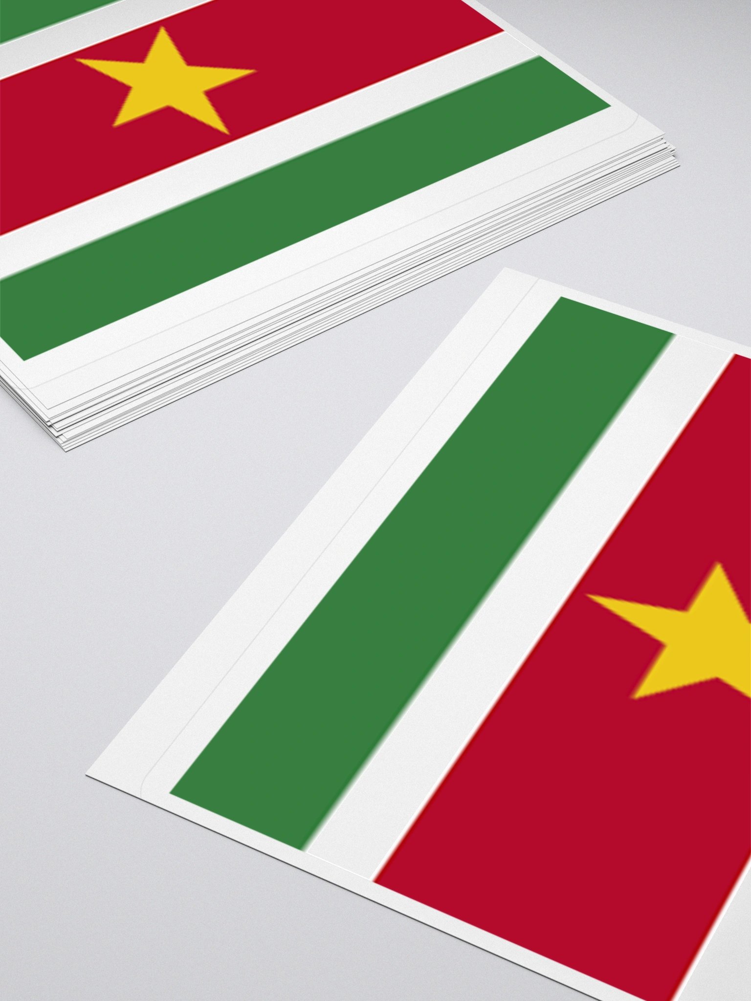 Exclusive Suriname Flag Kiss-Cut Stickers - High-Quality Vinyl, Multiple Sizes product image (10)