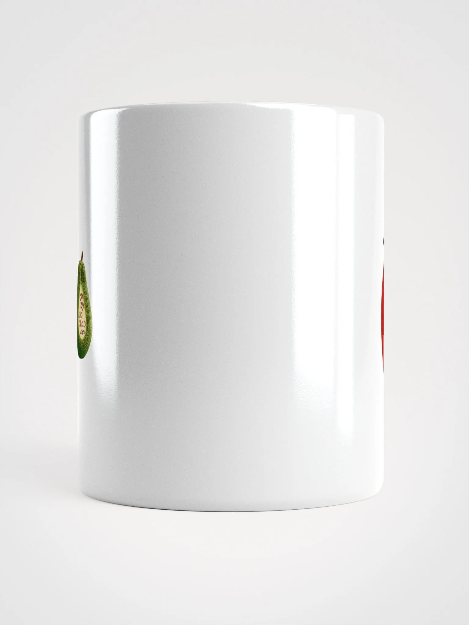 CozyAvocado White Glossy Tomato Mug #1 product image (5)