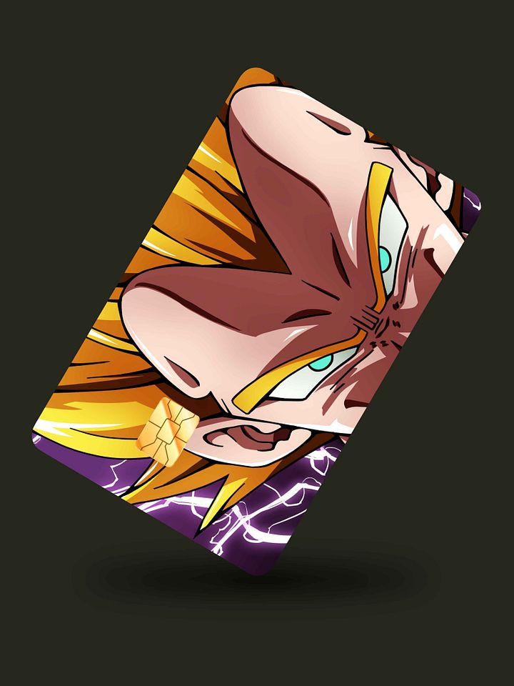 Peeking Vegeta Card Skin (Holographic) product image (1)
