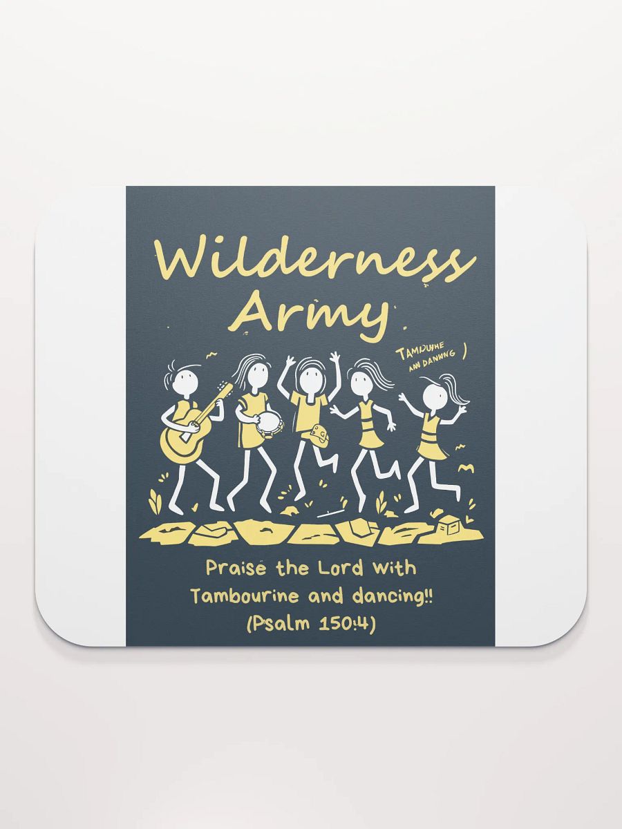 Wilderness Army Tambourine Dance Mouse Pad product image (2)