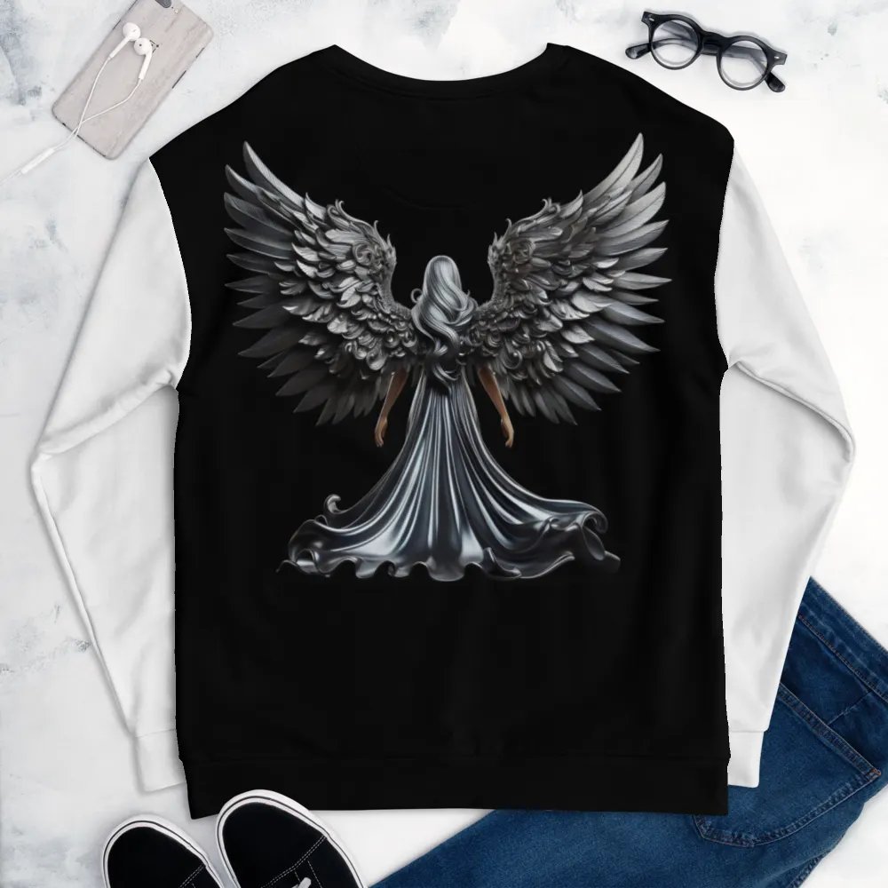 A Silver Angel and Cross - Unisex Sweatshirt #7 product image (6)