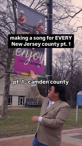 Making a song for EVERY New Jersey county part 1: Camden County #gyattrock #yachtrock #newjersey #nj #newjerseyartists #njmus...