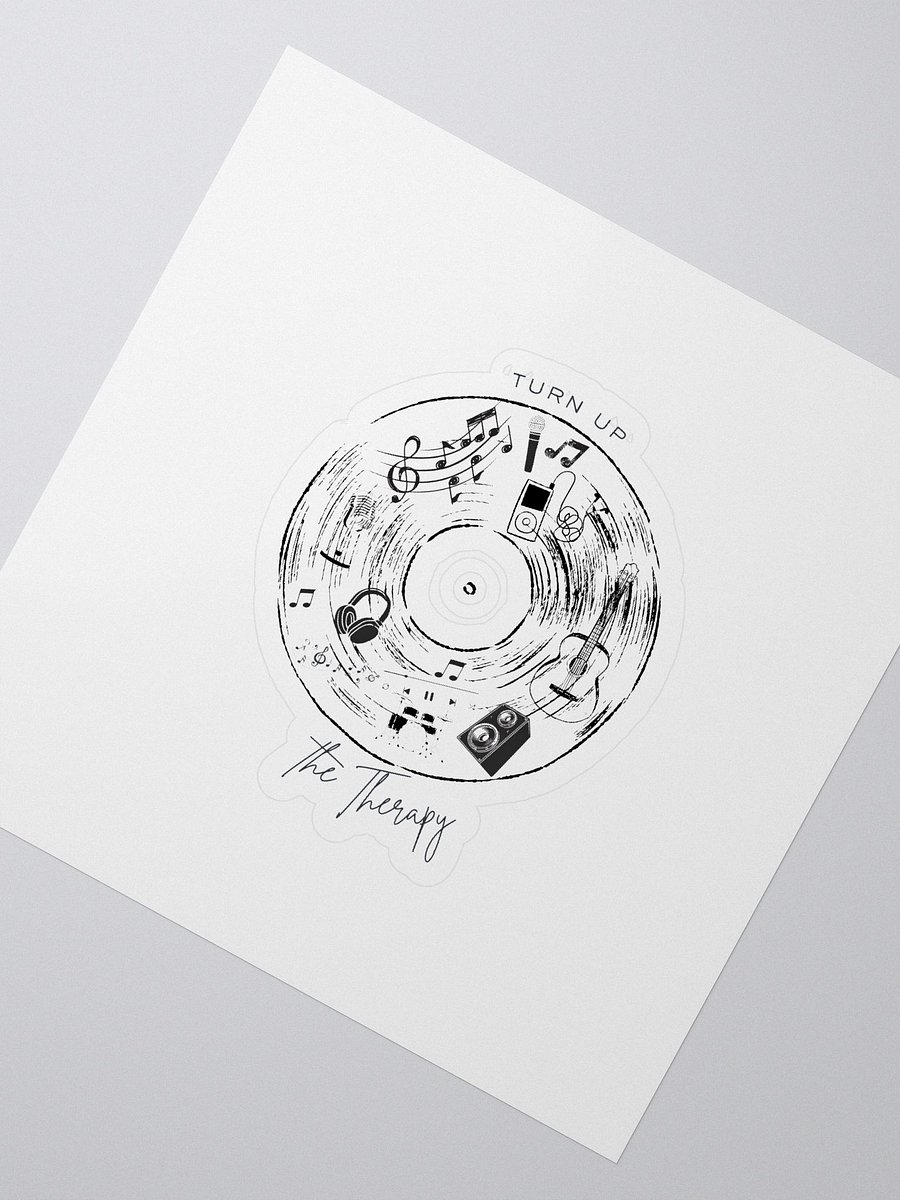 Turn Up the Therapy Sticker product image (2)