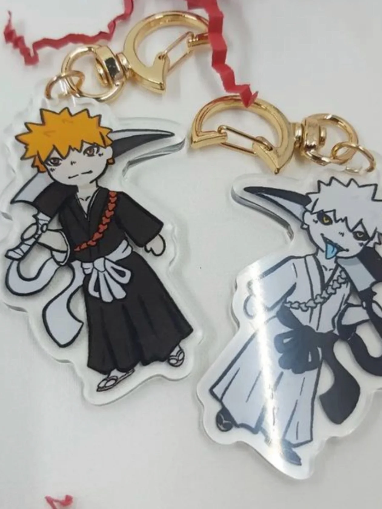Double sided Ichigo keychain [clearance] product image (1)