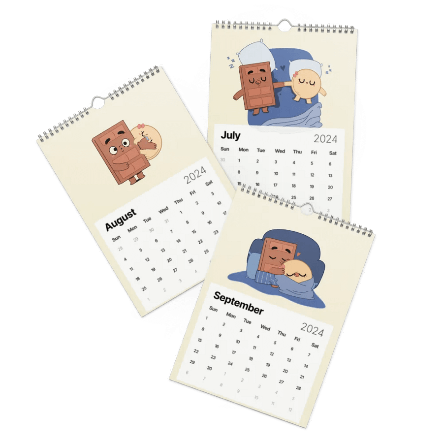 2024 Choco & Pancake Wall Calendar product image (11)