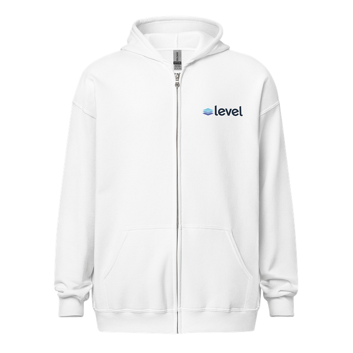 Level Zip Hoodie - Light (Back Print) product image (1)