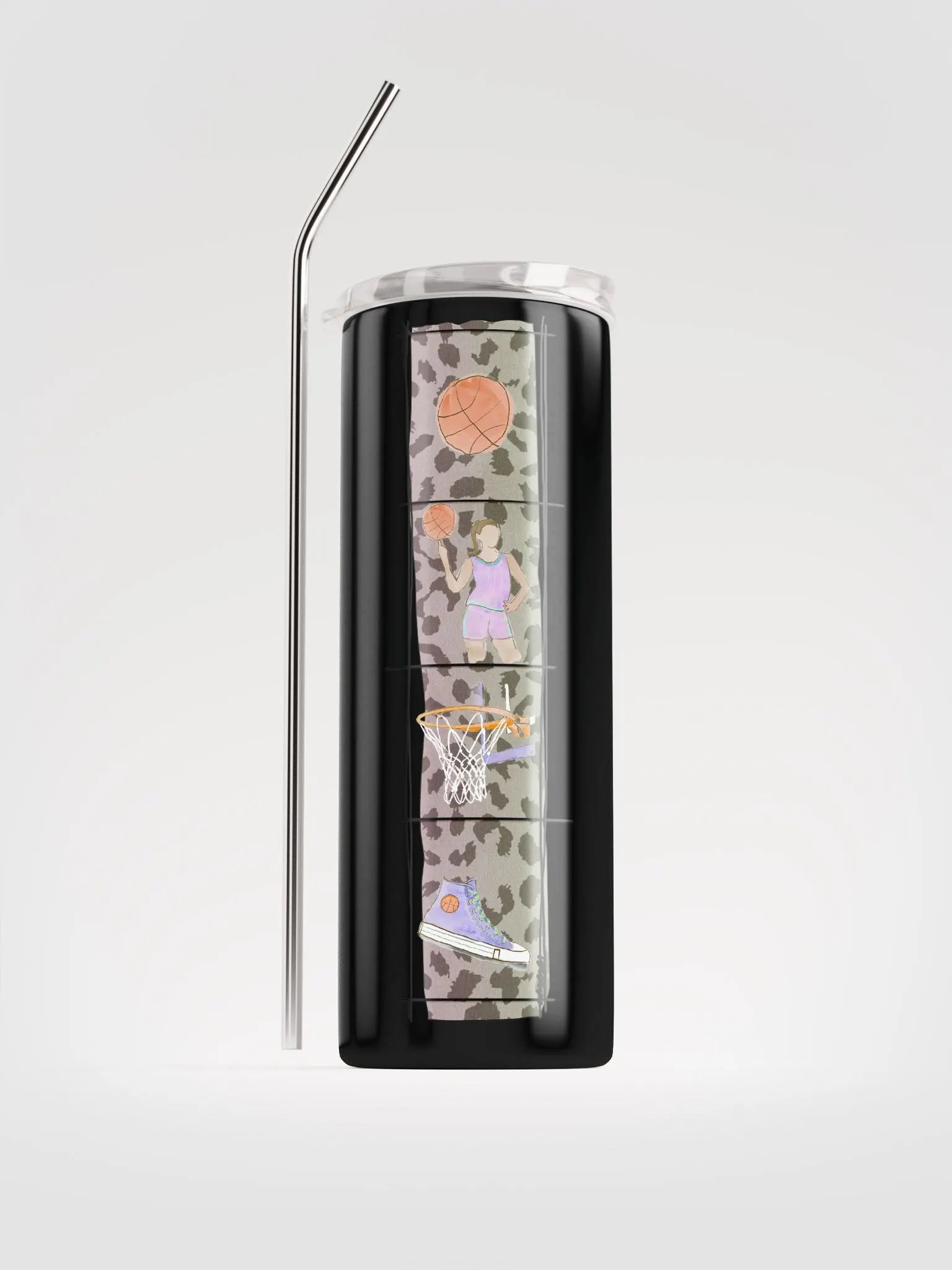 Basketball Fan Stainless Steel Tumbler product image (2)
