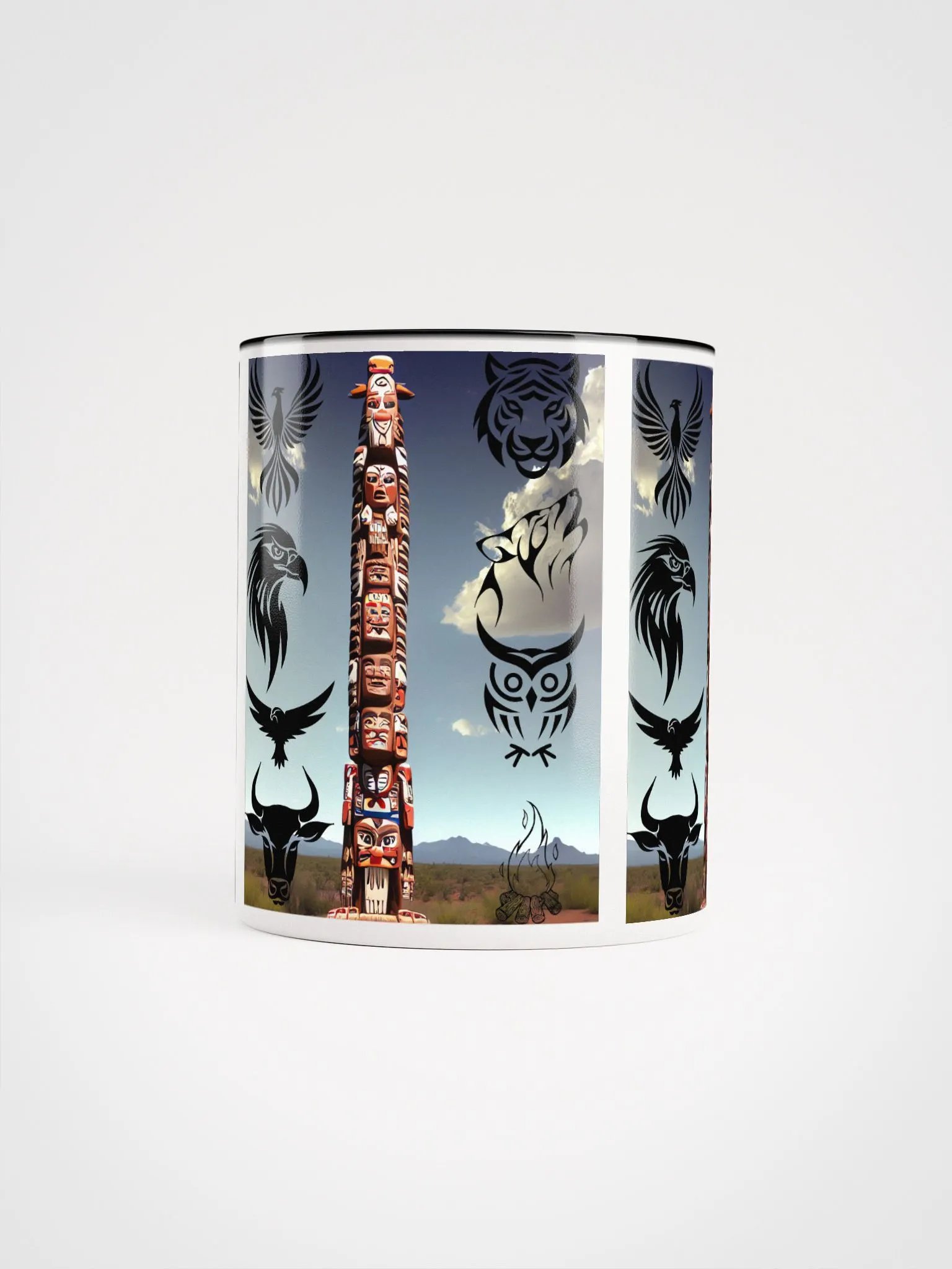 Totem Silhouettes Ceramic Mug product image (50)