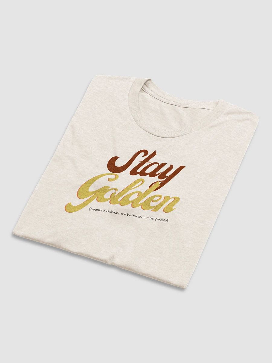 Vintage Script Stay Golden tee product image (5)