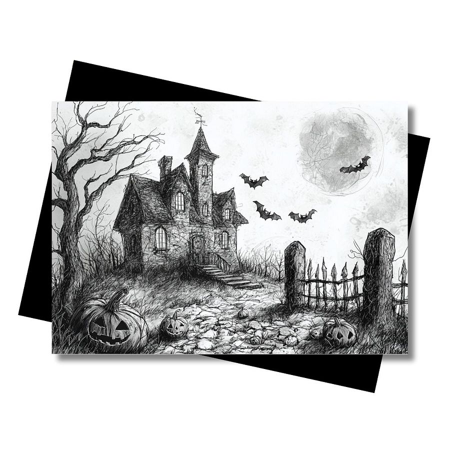 Bat Cottage Greeting Card product image (1)