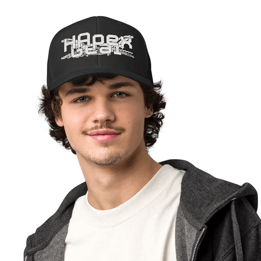 Performance Cap - Embroidered - White HApex Gear Black Logo product image (8)
