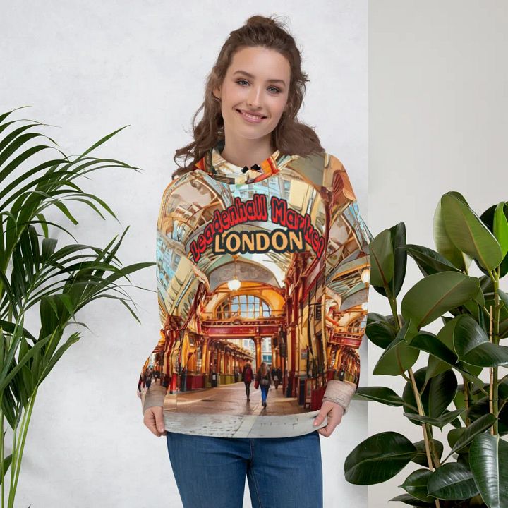 Leadenhall Market London All Over Print Hoodie product image (2)