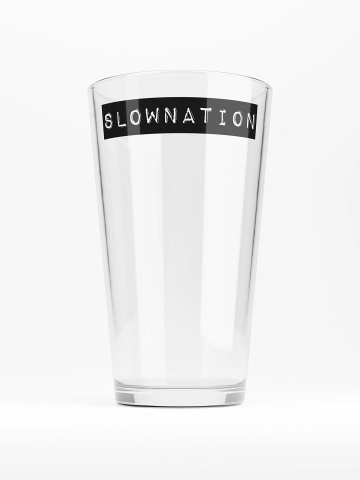 Slownation pint glass product image (2)